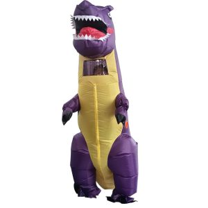 Funny Inflatable Dinosaur Costume - Halloween Party Dress-up with T-Rex Ride-On Design