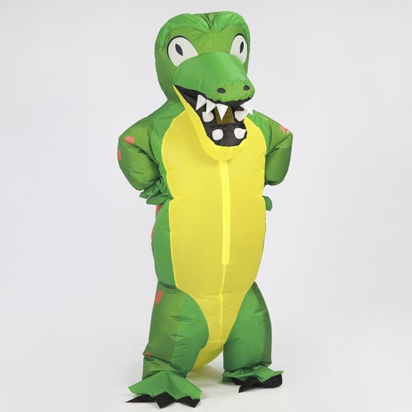 2023 New Crocodile Inflatable Costume - Funny Kids Halloween Party Dress-up Outfit