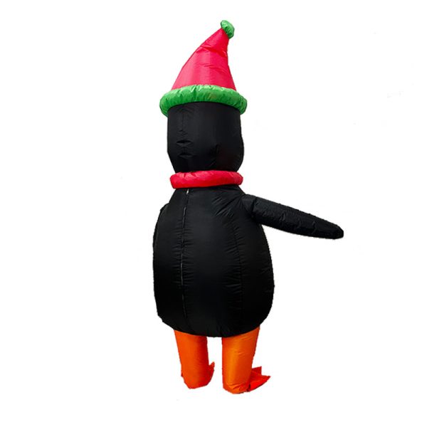 Creative Penguin Inflatable Costume - Funny Halloween and Christmas Party Outfit, Stage Performance Prop
