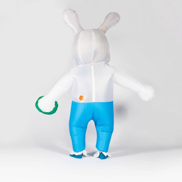 Easter Bunny Inflatable Costume - Kids' Party Prop - Fun Mushroom Rabbit Performance Outfit