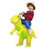 Colorful Kids Halloween Dinosaur Costume - Funny Inflatable Dress-Up Outfit for Children's Performances