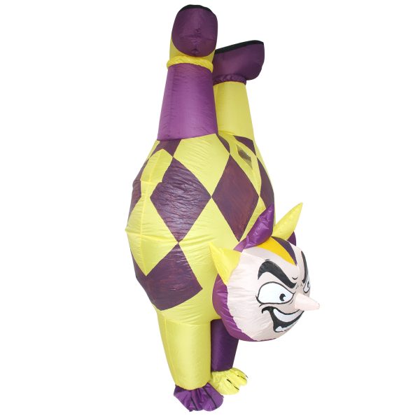Inverted Clown Inflatable Costume - Funny Halloween & Carnival Party Outfit