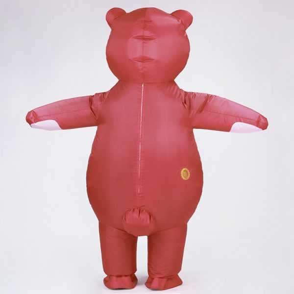Strawberry Bear Inflatable Costume - Fun Outfit for Children's Day School Performances and Events