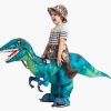 Halloween Dinosaur Costume - Inflatable T-Rex Ride-On for Kids & Adults - Party Dress-up