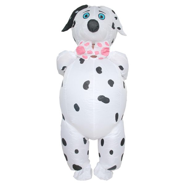 Funny Inflatable Dalmatian Dog Costume - Halloween Party Outfit