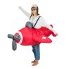 Airplane Inflatable Costume - Party Prop - Fun and Unique Aircraft Cosplay Outfit
