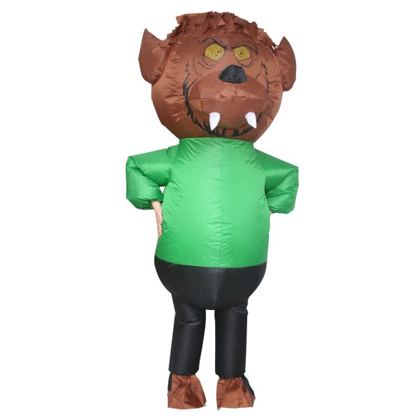Deluxe Werewolf Inflatable Costume - Funny Halloween Party Outfit