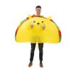 Adorable Inflatable Cat Pancake Costume - Playful Kitty Dress-up for Halloween Parties
