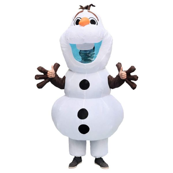 Snowman Inflatable Costume - Christmas Cosplay Prop Outfit