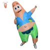 Cross-Border SpongeBob SquarePants Inflatable Costume - Funny Cartoon Character Outfit for Halloween Party - Festive Prop