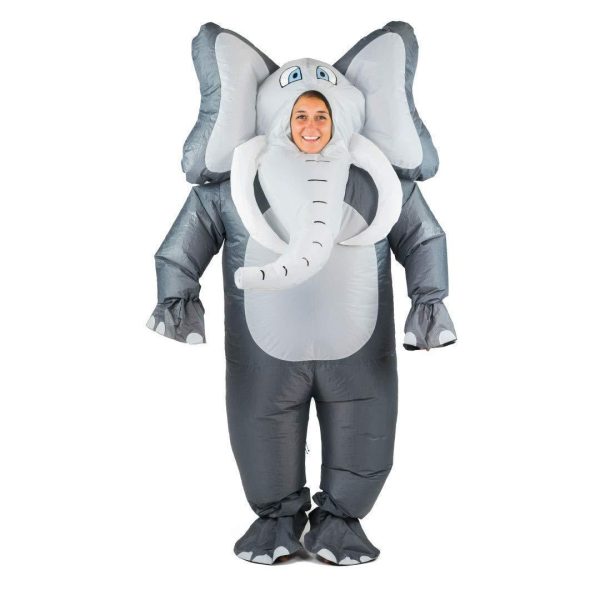 Inflatable Elephant Costume for Halloween - Funny Party Walking Air-Filled Outfit - Novelty Costume Prop
