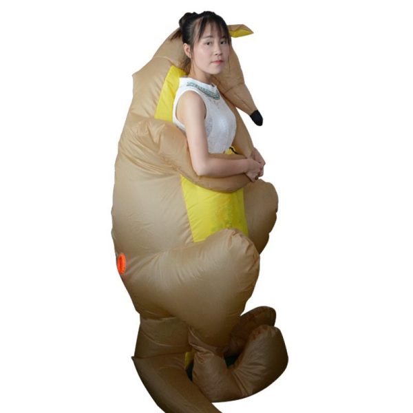 Deluxe Inflatable Kangaroo Costume - Funny and Hilarious Halloween Party Outfit