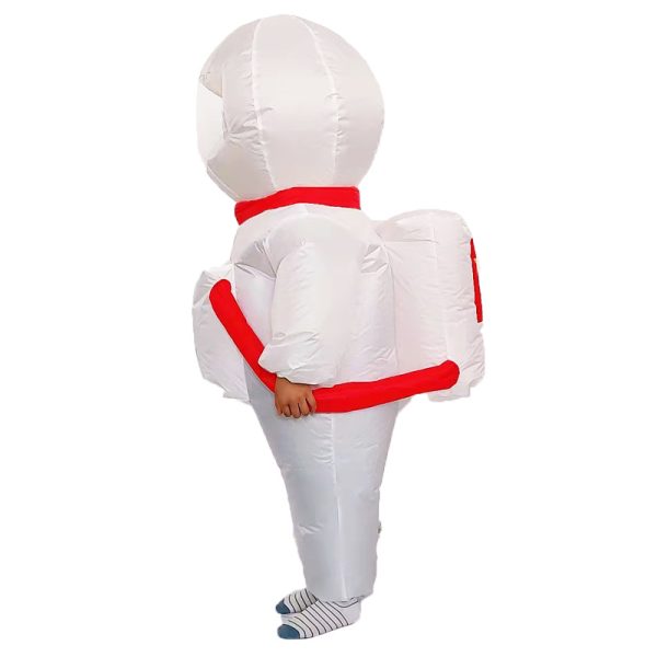 Kids' Astronaut Inflatable Costume - Cute Space-themed Party Prop - Air-filled Outfit for Children