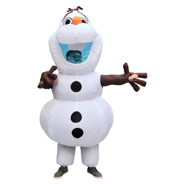 Snowman Inflatable Costume - Christmas Cosplay Prop Outfit