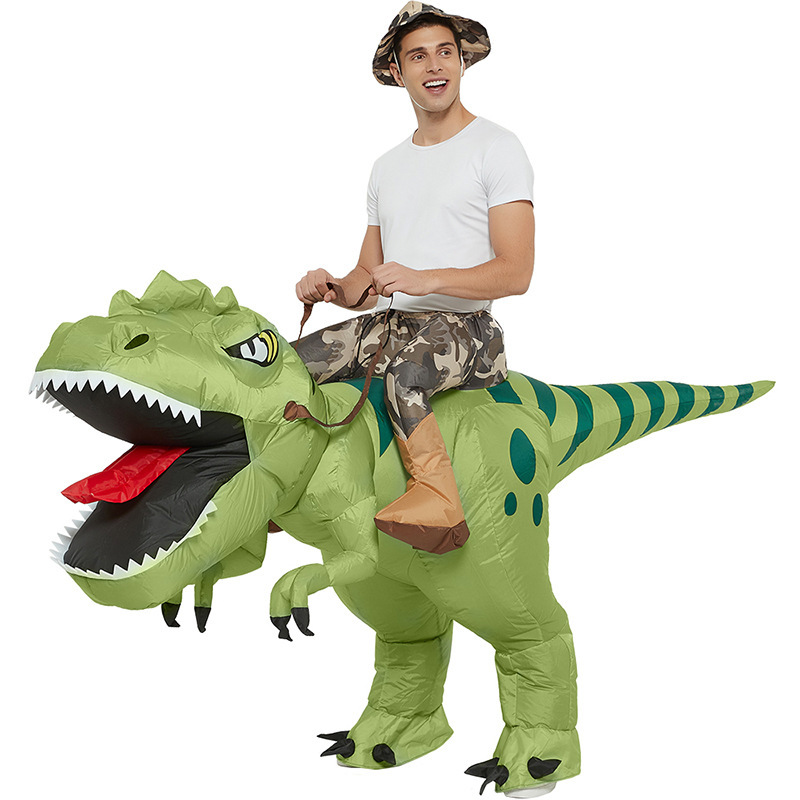 Dinosaur Inflatable Costume - Tyrannosaurus Rex Ride-On, Adult Size