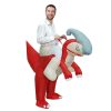Inflatable Dinosaur Costume - Funny Parasaurolophus Cosplay for Halloween