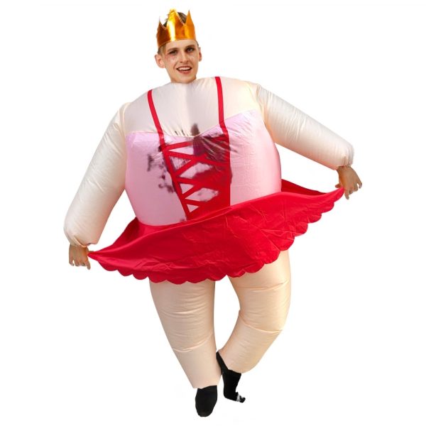 Strap-On Inflatable Ballet Costume - Funny Performances, Halloween Parties, Cosplay, and More