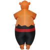 Upright Tiger Inflatable Costume - Hilarious Halloween Party Outfit - Funny Tiger Cosplay Costume