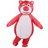 Strawberry Bear Inflatable Costume - Fun Outfit for Children's Day School Performances and Events