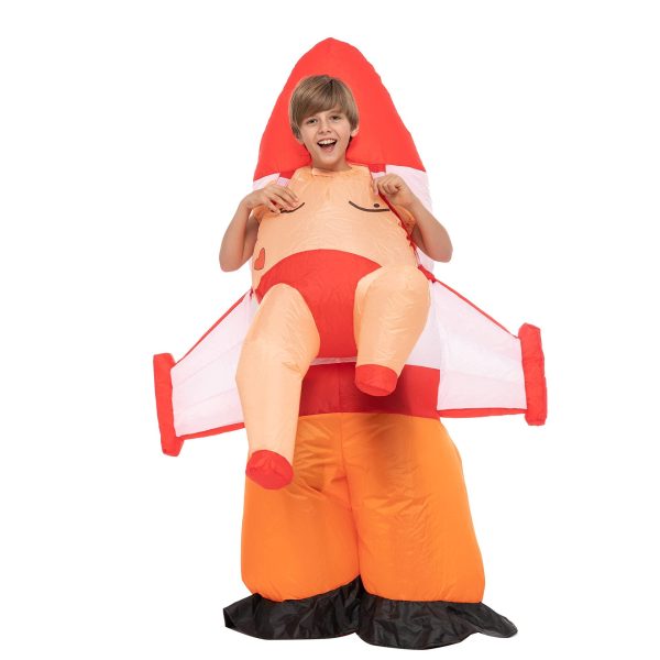 Rocket Inflatable Costume - Halloween School Performance Outfit