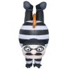 Fun Upside-Down Robber Inflatable Costume - Quirky Halloween Cosplay Outfit for Parties