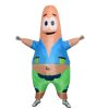 Cross-Border SpongeBob SquarePants Inflatable Costume - Funny Cartoon Character Outfit for Halloween Party - Festive Prop