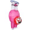 Upside-Down Skier Inflatable Costume - Funny Halloween Party Outfit