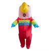 Red Cartoon Parrot Inflatable Costume - Perfect for Advertising, Performances, Parties