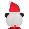 Christmas Panda Inflatable Costume - Festive Party Outfit with Inflatable Headgear