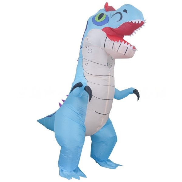 Deluxe Dinosaur Inflatable Costume - Funny Halloween Party Cosplay Outfit