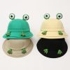 Cute Summer Cotton Fishing Eyes Frog Bucket Hat