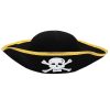 Halloween Caribbean Pirate Captain Hat