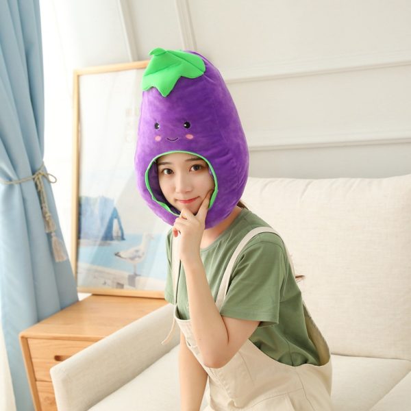Halloween Purple Eggplant Hat