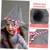 Halloween Witch Red Rope Wizard Felt Hat