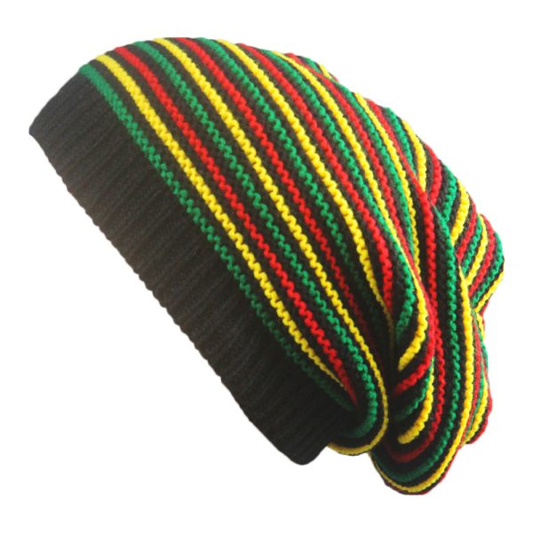 Halloween Funny Rainbow Striped National Flag Wool Hat