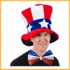 2 Piece American Independence Day Flag Hat