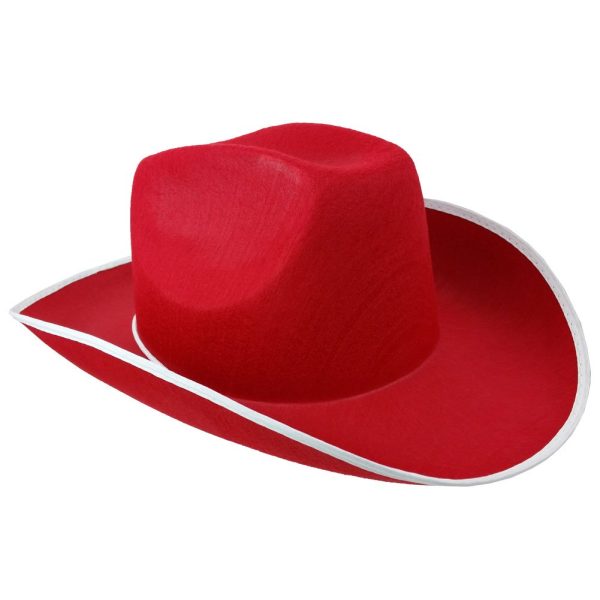 Party Red Non-woven Tibetan Top Hat