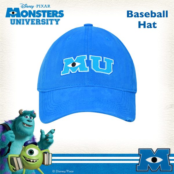 Halloween Monsters University Big Eyed MU Baseball Hat