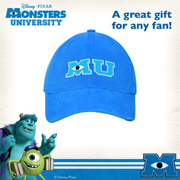 Halloween Monsters University Big Eyed MU Baseball Hat