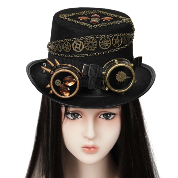 Steampunk Gear Thickened Chain Vintage Heavy Industry Hat