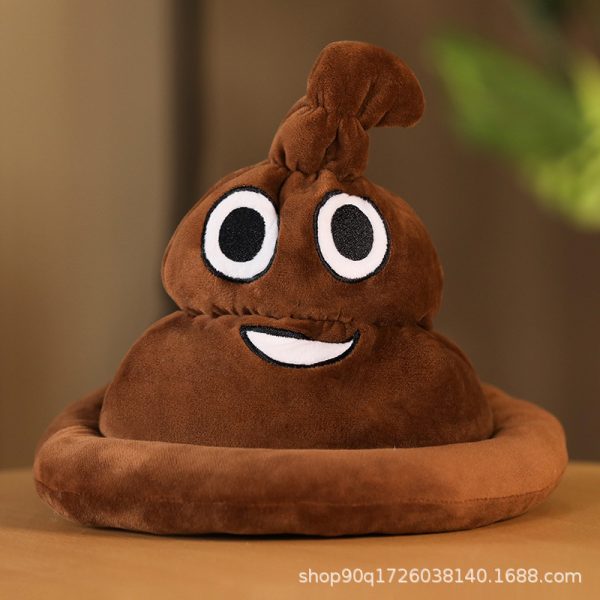 Rhode Island Novelty Brown Emoticon Poop Hat