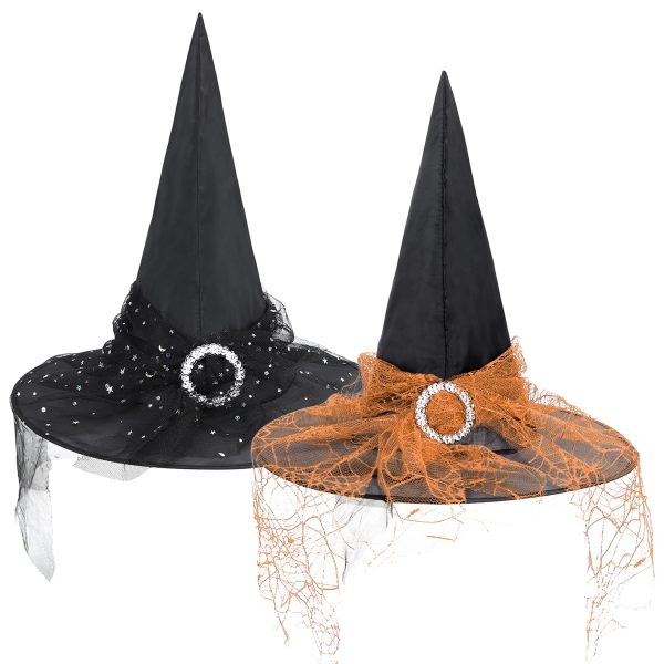Century Star Veil Witch Halloween Hats